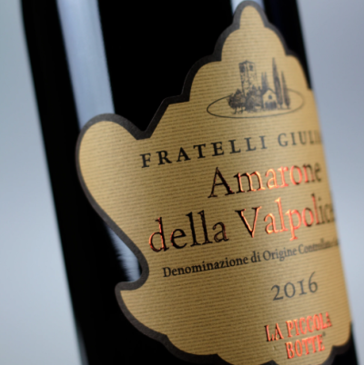Amarone della Valpolicella DOCG - La Piccola Botte