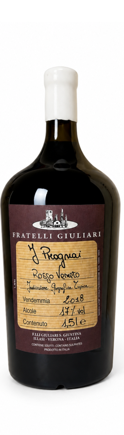 J. Prognai Rosso Veneto IGT (cutie lemn) 1.5 L