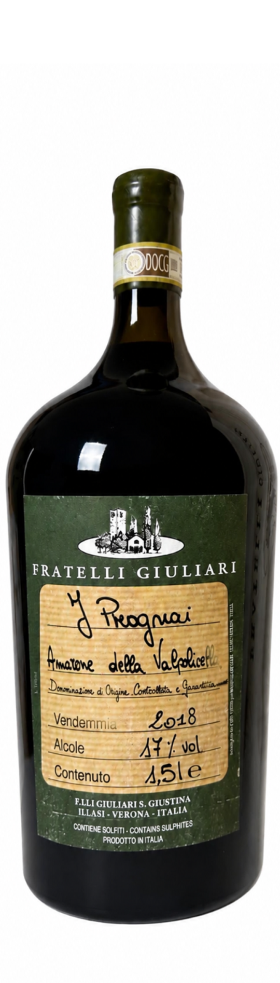 J Prognai Amarone della Valpolicella Classico DOCG (cutie lemn) 1,5 L