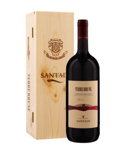 Terre Brune Carignano del Sulcis DOC (cutie lemn) - 1.5 L